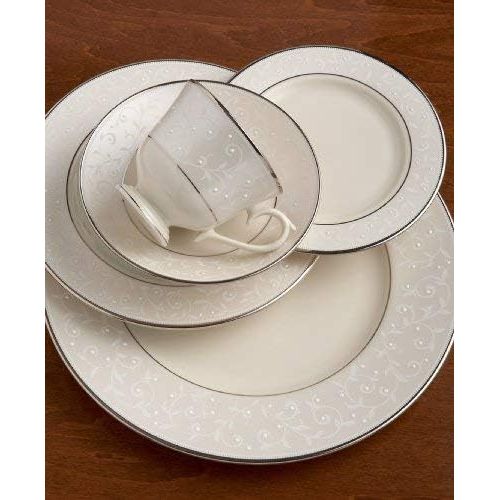 레녹스 Lenox Pearl Innocence 5-Piece Place Setting, Ivory