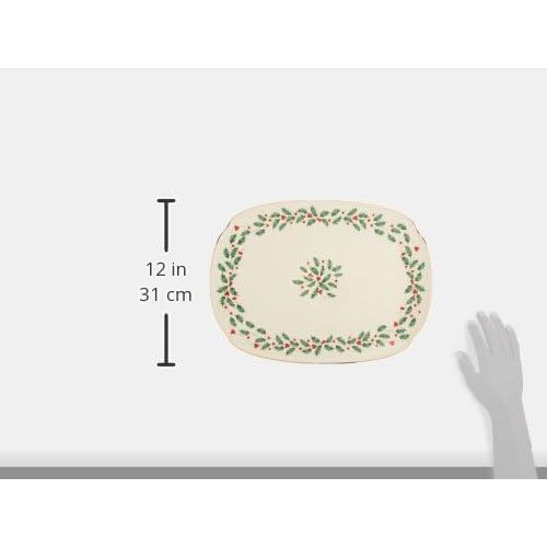 레녹스 Lenox Holiday 15 Oblong Serving Platter
