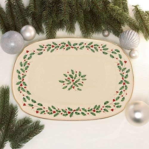 레녹스 Lenox Holiday 15 Oblong Serving Platter