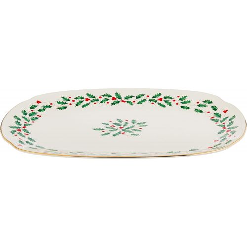 레녹스 Lenox Holiday 15 Oblong Serving Platter