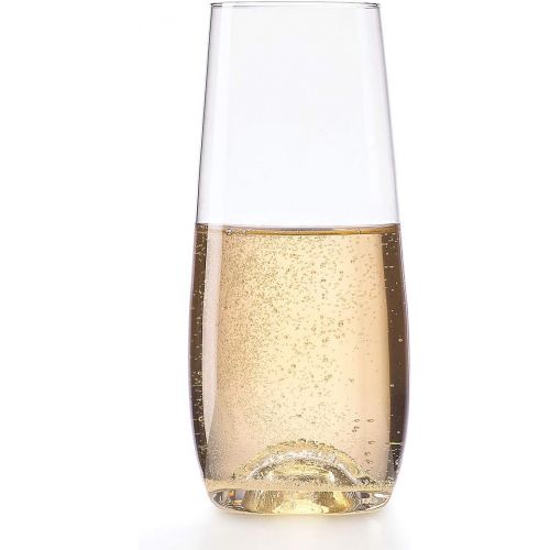 레녹스 Lenox Tuscany Classics Stemless Flute Set, Buy 4 Get 6, 2.35 LB, Clear