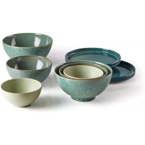 레녹스 Lenox Luna Nesting Dinnerware Set, 11.40 LB, Multi