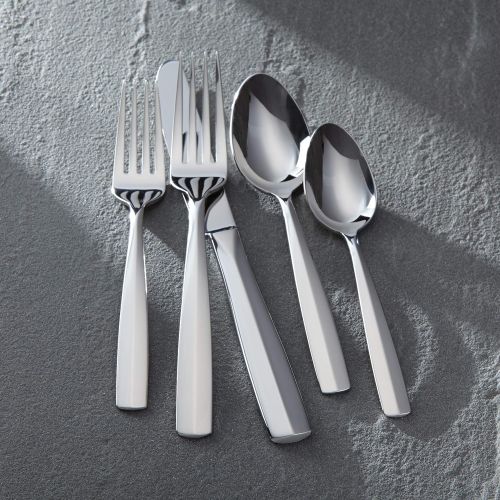 레녹스 Lenox Lachlan 65-Piece Flatware Set, 10.45 LB, Metallic