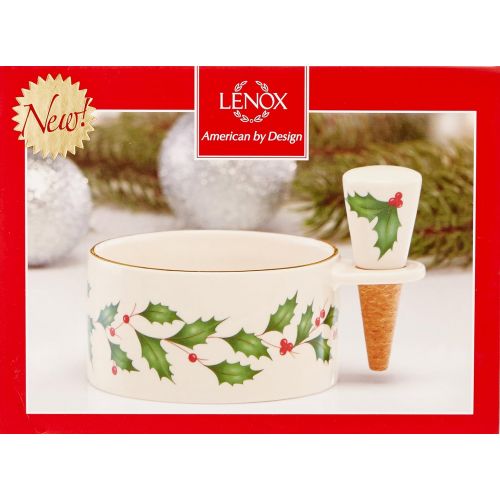 레녹스 Lenox Holiday Wine Coaster & Stopper Set