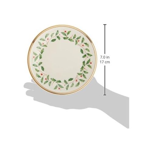 레녹스 Lenox Holiday Bread & Butter Plate, 6 Inches