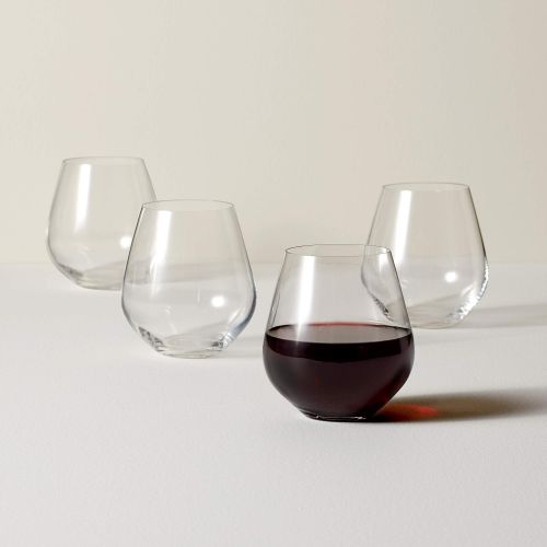 레녹스 Lenox Tuscany Classics 16-Ounce Simply Red Tumblers, Set of 4