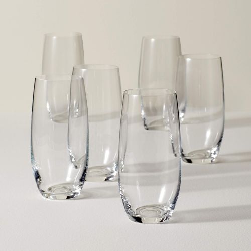 레녹스 Lenox Tuscany Classics Large Tumbler Set, Buy 4 Get 6, 3.60 LB, Clear