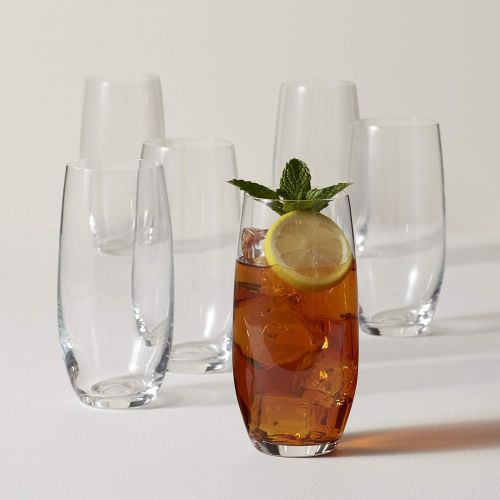 레녹스 Lenox Tuscany Classics Large Tumbler Set, Buy 4 Get 6, 3.60 LB, Clear