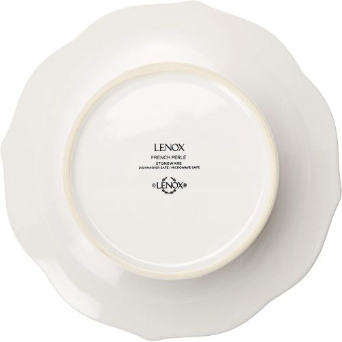 레녹스 Lenox French Perle 4-Piece Pasta Bowl Set, 6.15 LB, White