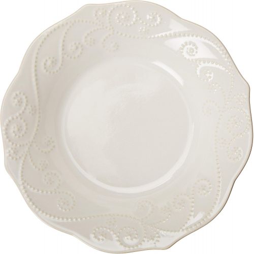 레녹스 Lenox French Perle 4-Piece Pasta Bowl Set, 6.15 LB, White