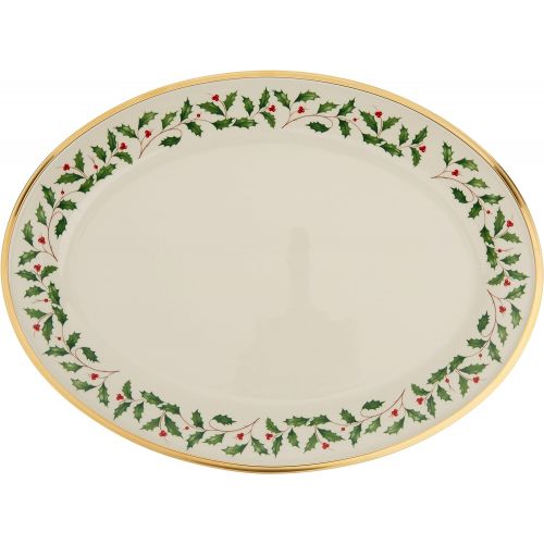 레녹스 Lenox Holiday 16 Oval Serving Platter