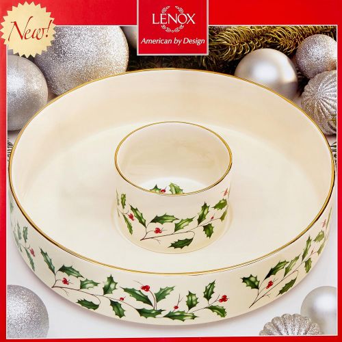 레녹스 Lenox Holiday Chip & Dip Set