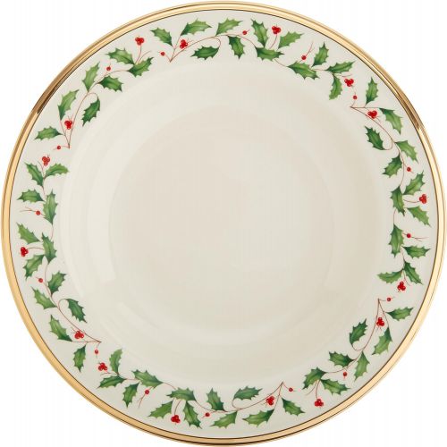 레녹스 Lenox Holiday Pasta/Rimmed Soup Bowl