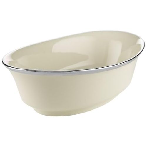 레녹스 Lenox Solitaire Open Vegetable Bowl, White