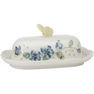 Lenox Butterfly Meadow Oblong Covered Butter Dish