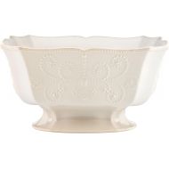 Lenox French Perle Footed Centerpiece Bowl, White -