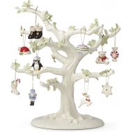 Lenox Christmas Memories 10-Piece Ornament & Tree Set, 6.35 LB, Multi