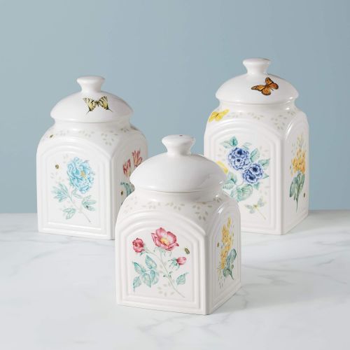 레녹스 Lenox Butterfly Meadow Canister Set