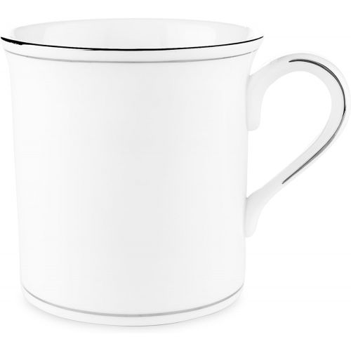 레녹스 Lenox Federal Platinum Mug, White: Kitchen & Dining