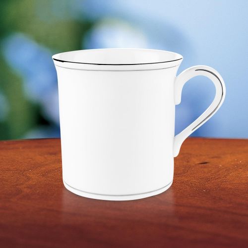 레녹스 Lenox Federal Platinum Mug, White: Kitchen & Dining