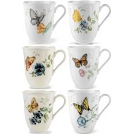 Lenox Butterfly Meadow Mugs, Assorted Set of 6