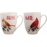 Lenox Winter Greeting 2-Piece Mr. & Mrs. Mug Set