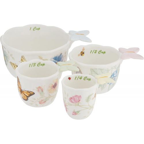 레녹스 Lenox 888258 Butterfly Meadow Measuring Cups: Kitchen & Dining