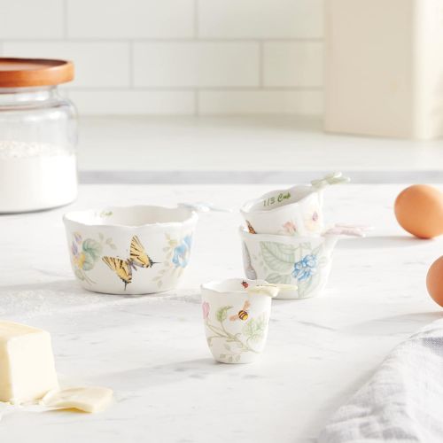 레녹스 Lenox 888258 Butterfly Meadow Measuring Cups: Kitchen & Dining