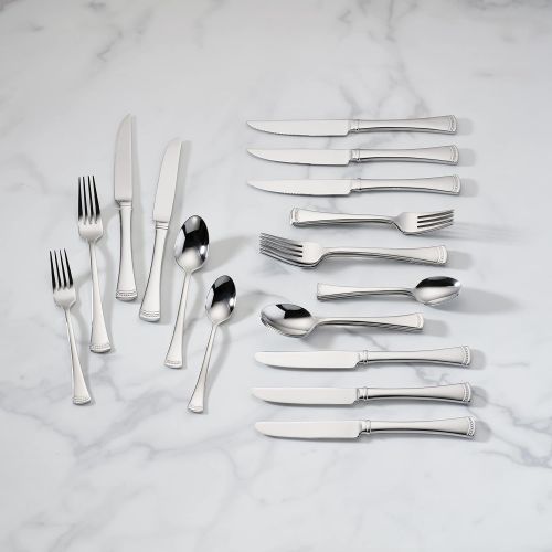 레녹스 [아마존베스트]Lenox 893076 Portola 24-Piece Flatware Set