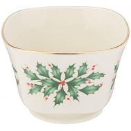 Lenox Holiday Treat Bowl, 0.75 LB, Red & Green