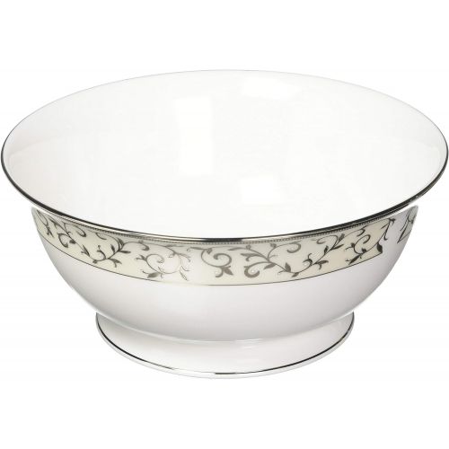 레녹스 Lenox Opal Innocence Silver Serving Bowl