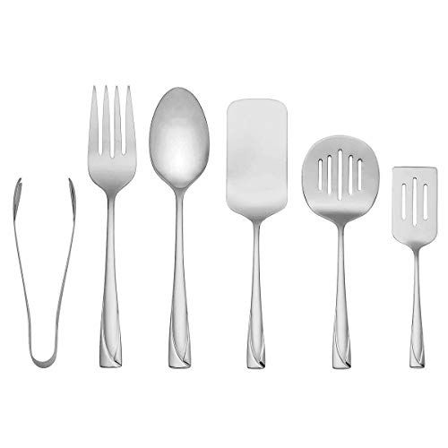 레녹스 Lenox Middleton 6 Piece Entertaining Set, 1.85 LB, Metallic