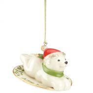 Lenox Holiday Polar Bear Express Ornament