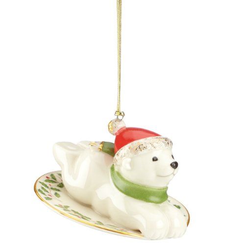 레녹스 Lenox Holiday Polar Bear Express Ornament