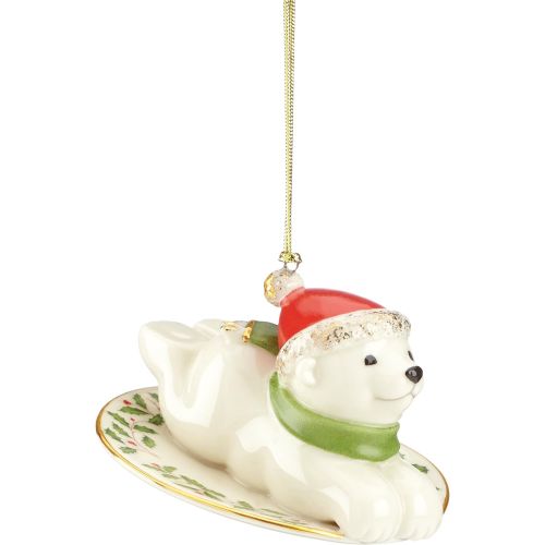 레녹스 Lenox Holiday Polar Bear Express Ornament