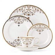 Lenox Opal Innocence Scroll Gold 5 Piece Place Setting, 3.75 LB, Metallic