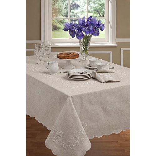 레녹스 Lenox French Perle Tablecloth 60 X 84