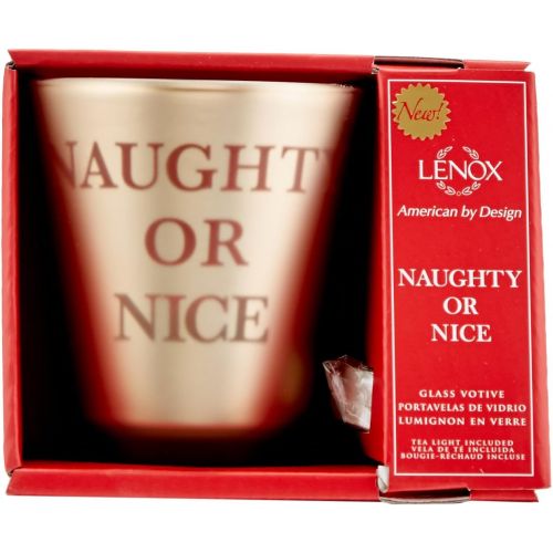 레녹스 Lenox Golden Holidays Naughty or Nice Votive