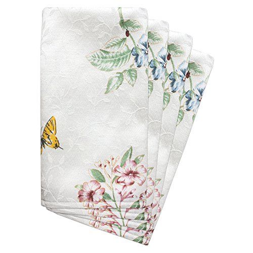 레녹스 Lenox Butterfly Meadow Set of 4 Napkins