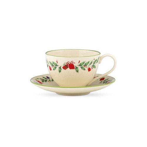 레녹스 Lenox Dinnerware, Holiday Inspirations & Illustrations Cup & Saucer