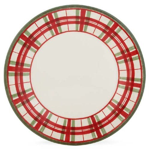 레녹스 Lenox Holiday Gatherings Plaid 9 Inch Accent Plate