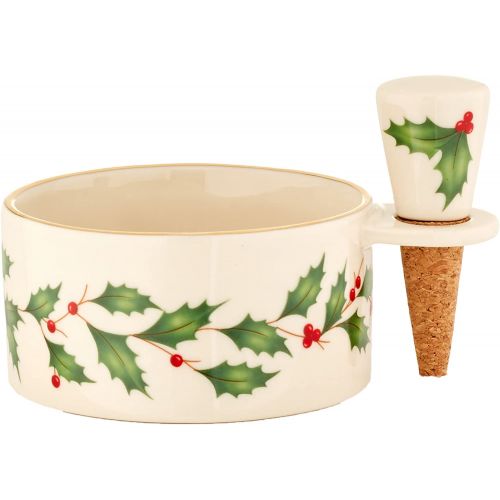 레녹스 Lenox 870006 Hosting The Holidays Wine Coaster & Stopper Set