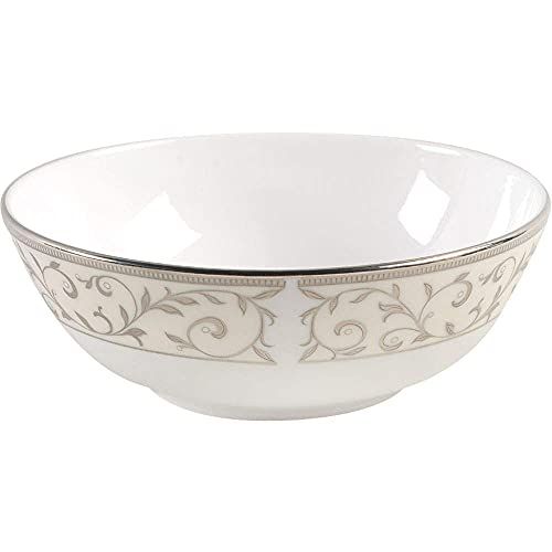 레녹스 Lenox Opal Innocence Silver Place Setting Bowl, 0.75 LB, Metallic