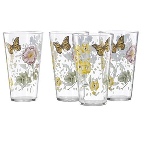 레녹스 Lenox 8 Piece Butterfly Meadow Acrylic Drinkware Set
