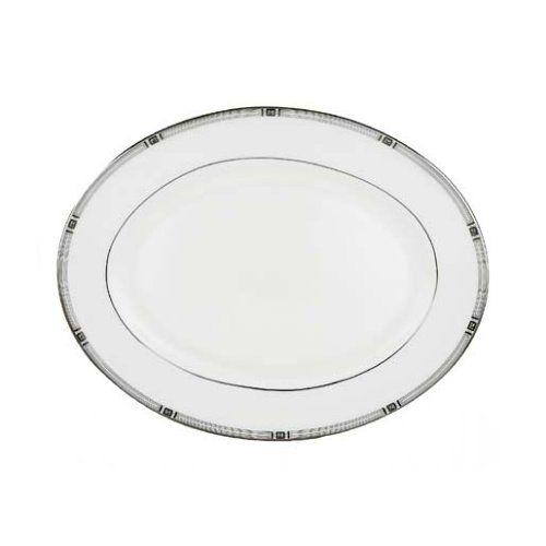 레녹스 Lenox Westerly Platinum Bone China 13 Inch Oval Platter