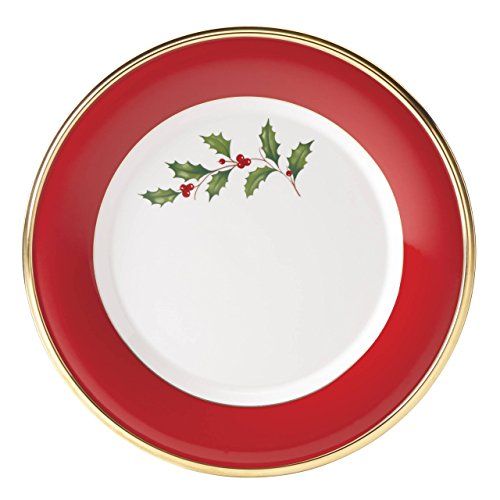 레녹스 Lenox Holiday Accent Plate, Multicolor