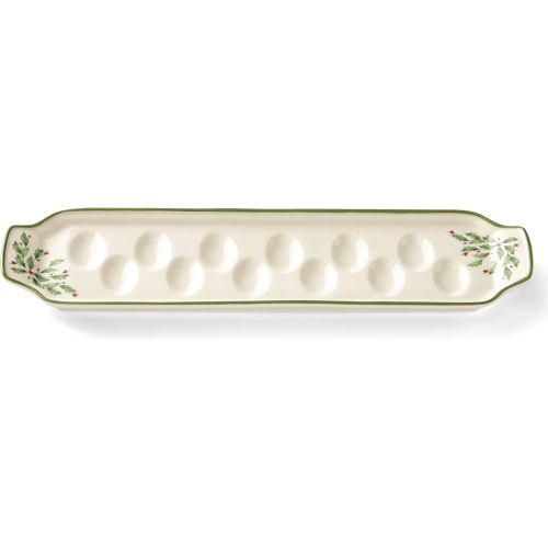 레녹스 Lenox Holiday Deviled Egg Tray