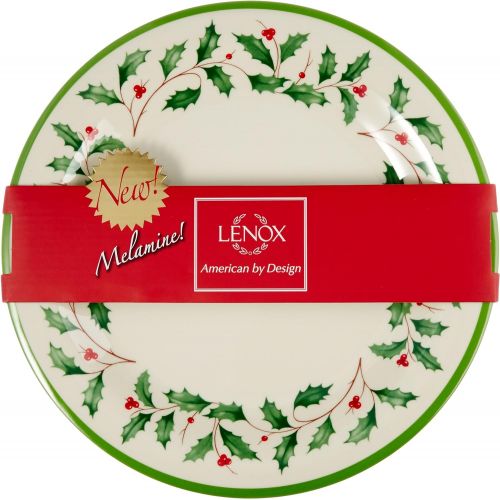 레녹스 Lenox Holiday 4 Piece Melamine Dinner Plate Set