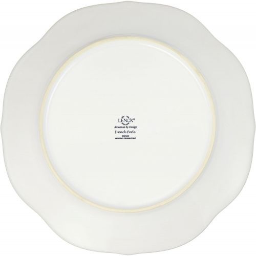 레녹스 Lenox French Perle Dessert Plates, White, Set of 4