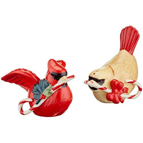 레녹스 Lenox 880133 Winter Greetings Bird Salt And Pepper Set